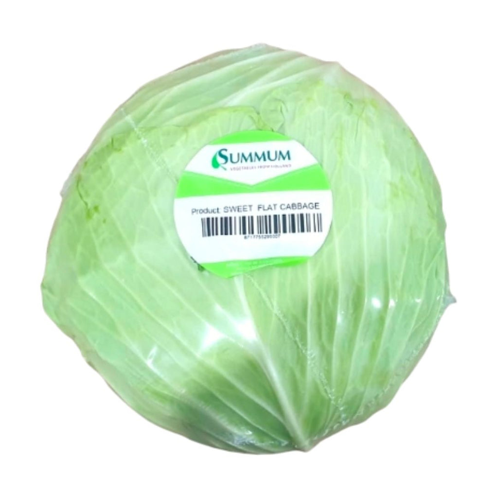 Sweet Flat Cabbage (椰菜) Each - Soon Fung LTD