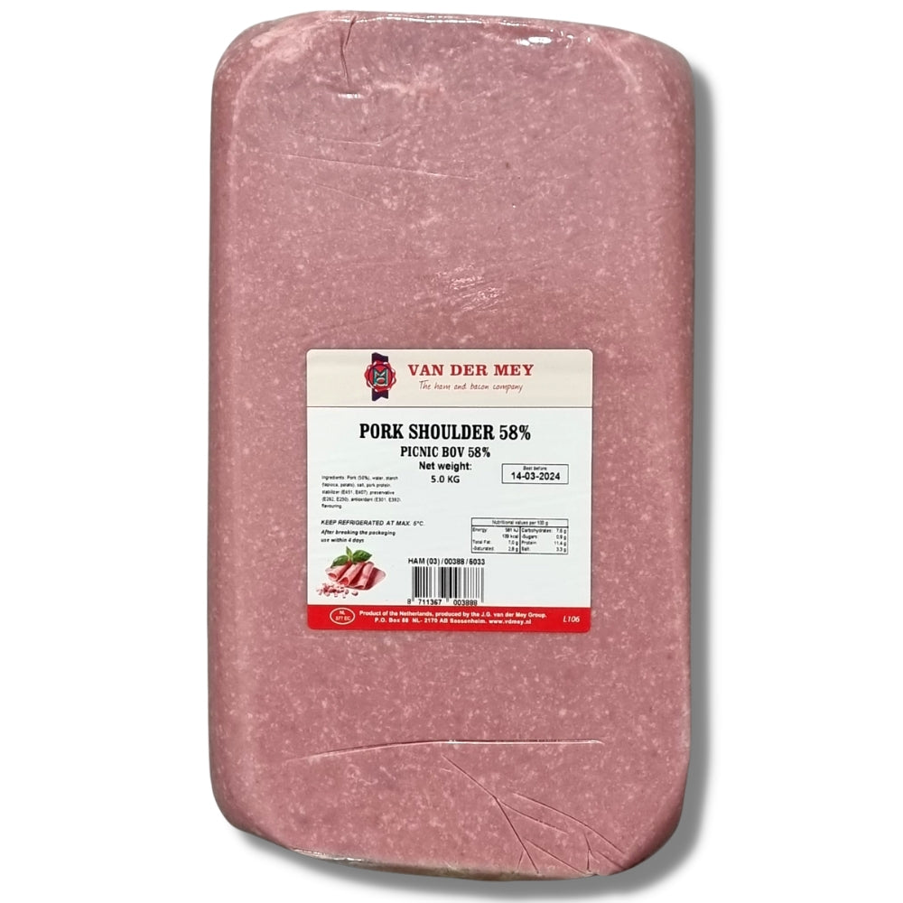 Van Der Mey Pork Shoulder 58% Ham 5kg - Soon Fung LTD