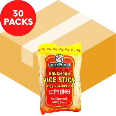 Twin Swallow Kong Moon Rice Stick (Rice Vermicelli) Box 30x400g - Soon Fung LTD
