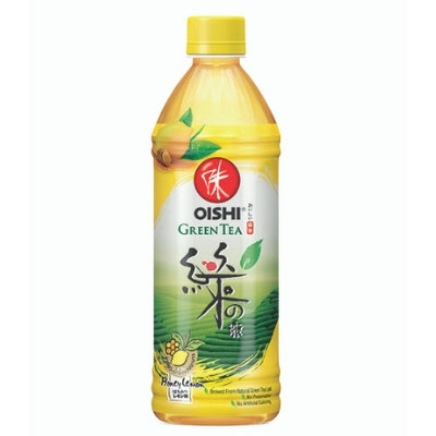 Oishi Green Tea & Lemon Drink 500ml - Soon Fung LTD
