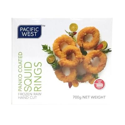 Pacific West Frozen Panko Coated Squid Rings 700g - Soonfung