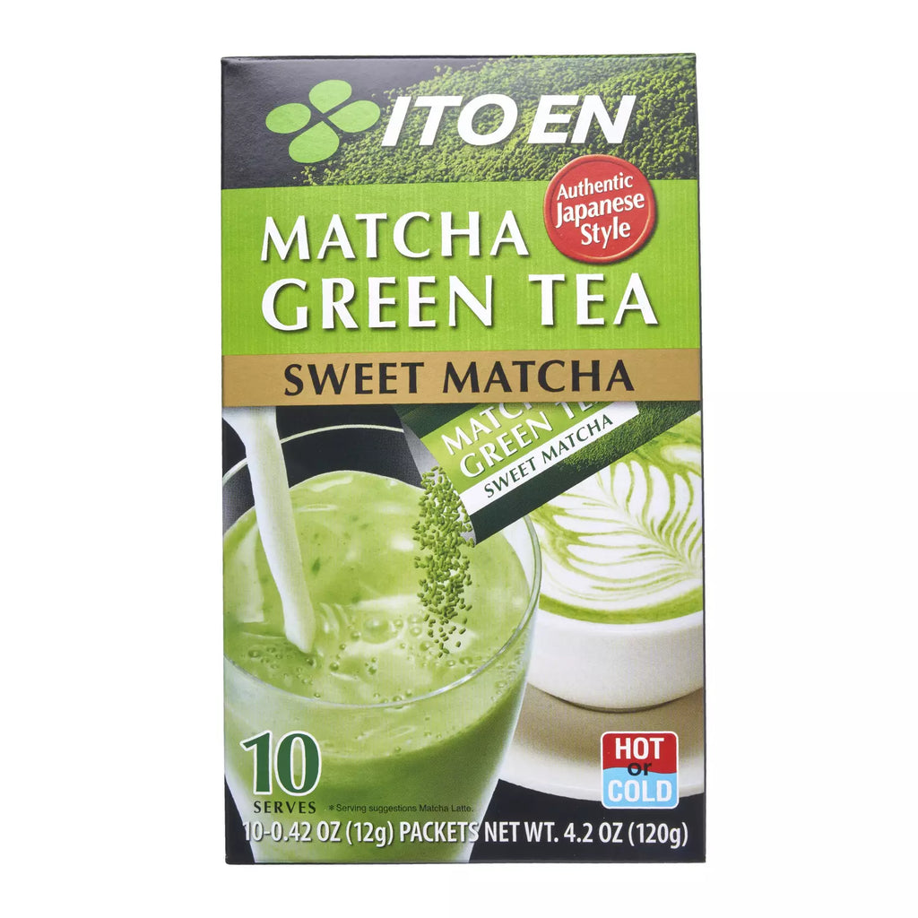 Itoen Matcha Green Tea Sweet Powder Stick (10x12g) - Soon Fung LTD