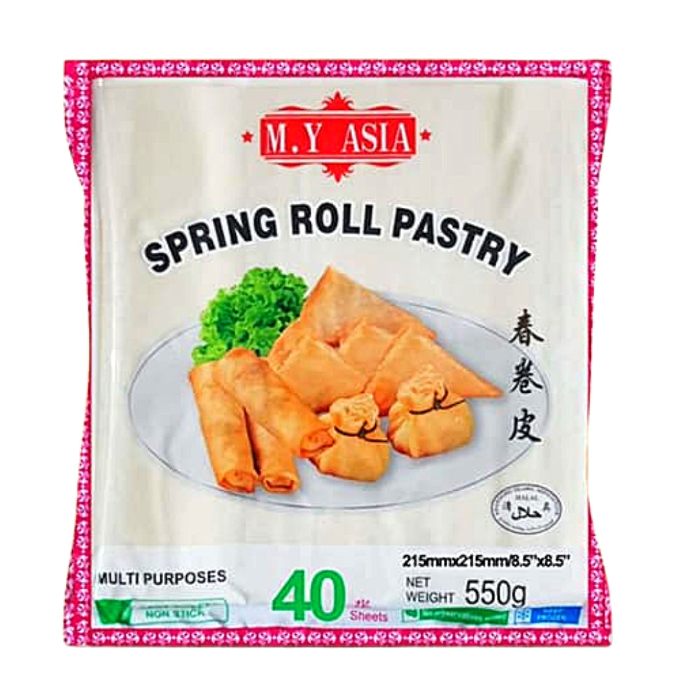 My Asia Spring Roll Pastry 8.5x8.5" 550g 春卷皮 - Soon Fung LTD