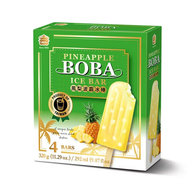 Imei Pineapple Boba Ice Bar 義美鳳梨波霸冰棒 (320g) - Soon Fung LTD