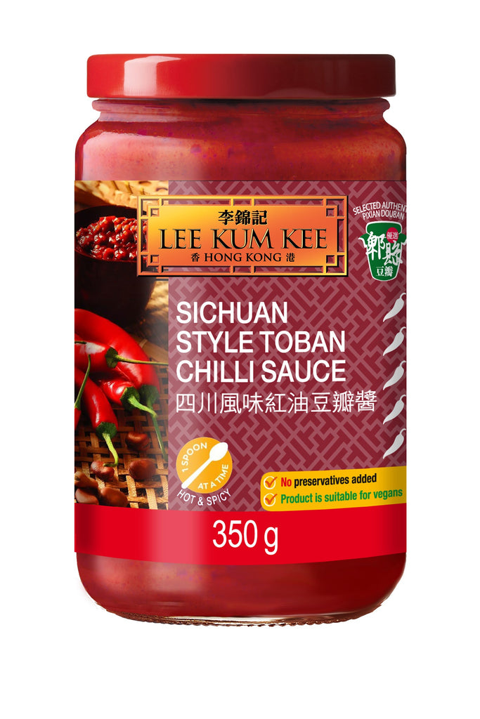Lee Kum Kee Sichuan Style Toban Chilli Sauce 350g 李錦記四川風味紅油豆瓣醬 - Soon Fung LTD