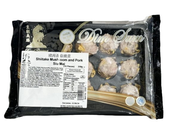 Royal Gourmet Shiitake Mushroom and Pork Siu Mai (豬肉香菇燒賣) (15 Pieces) 340g - Soon Fung LTD