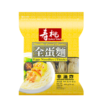 Sau Tao Egg Noodles (Thick) 454g - Soon Fung LTD