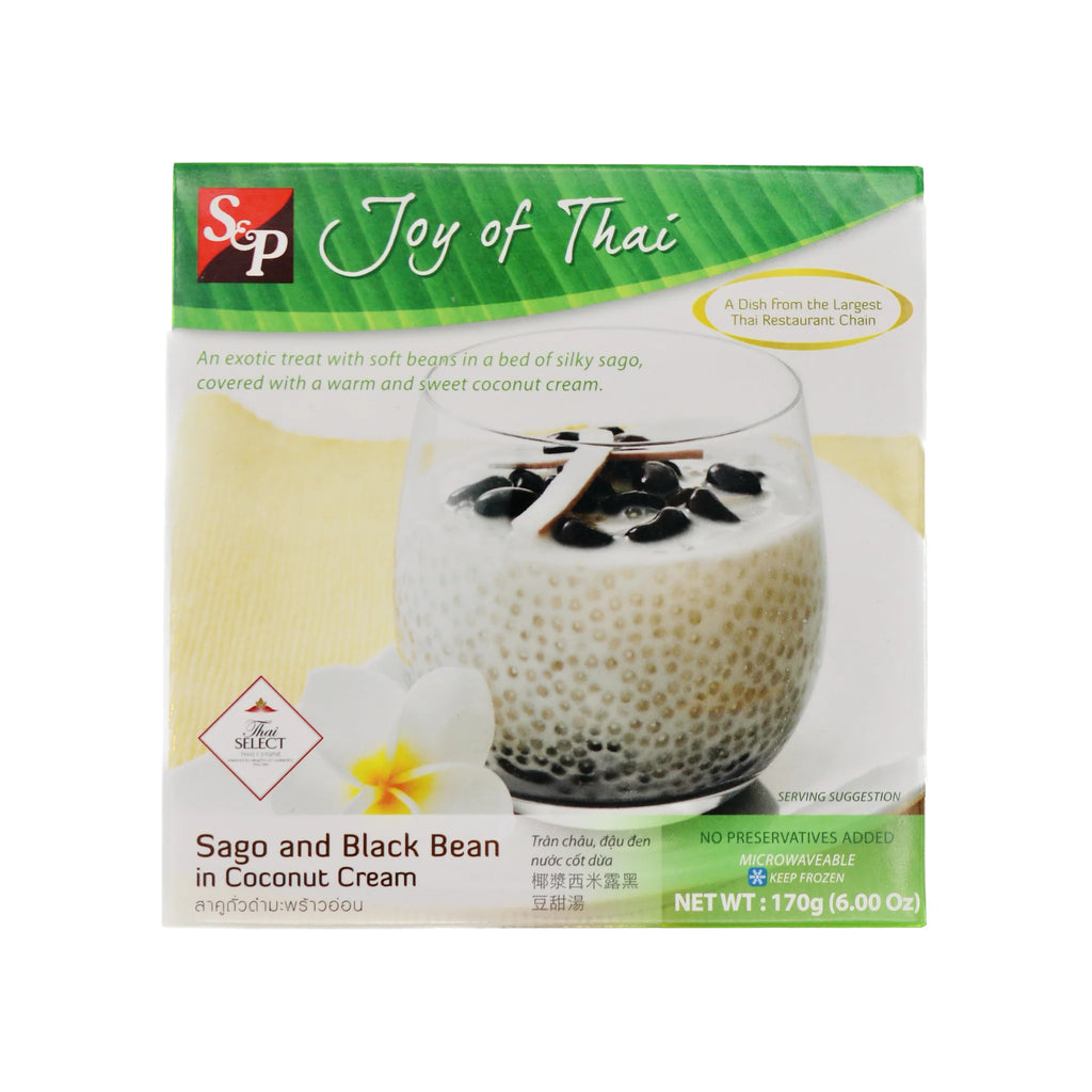 S&P Sago And Black Bean in Coconut Cream 170g - Soon Fung LTD