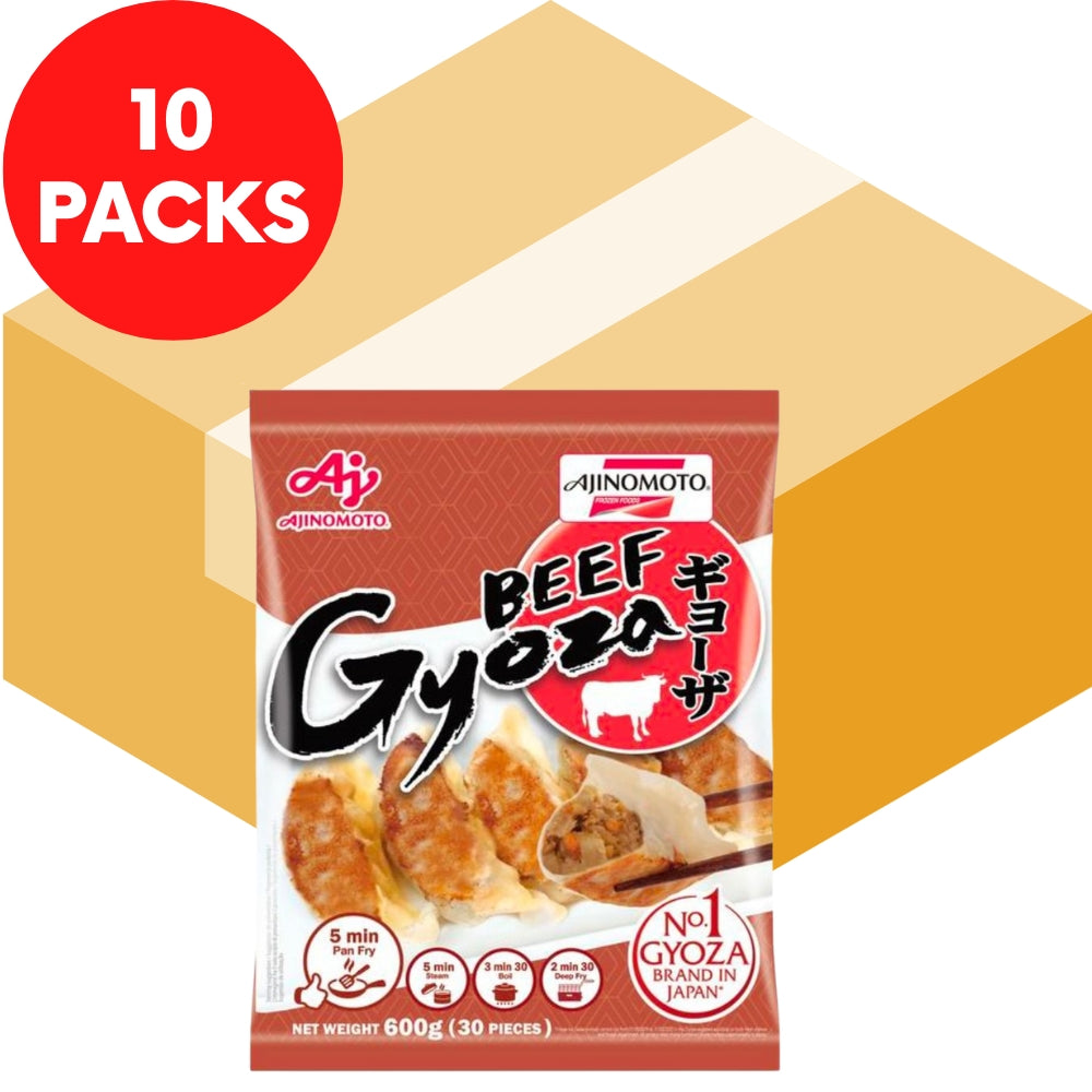 Ajinomoto Beef Gyoza 10x600g 味之素 牛肉餃子 (箱裝) - Soon Fung LTD