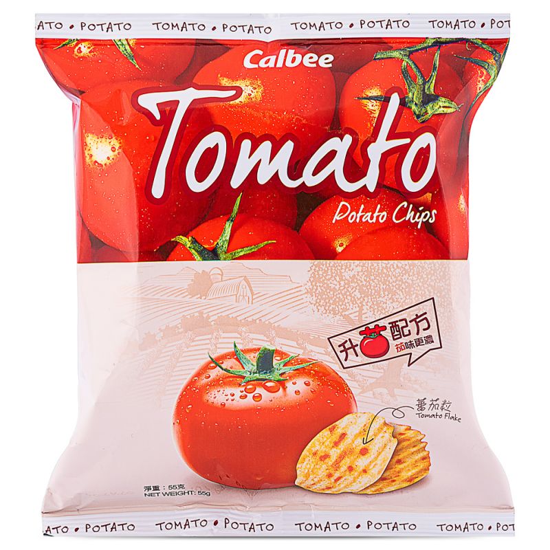 Calbee Tomato Flavoured Potato Chips  55g 卡樂B 蕃茄味薯片 - Soon Fung LTD