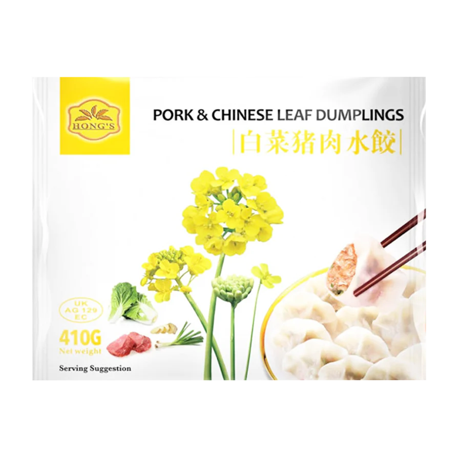 Hong's Pork & Chinese Leaf Dumplings 410g 鴻字白菜豬肉水餃 - Soon Fung LTD
