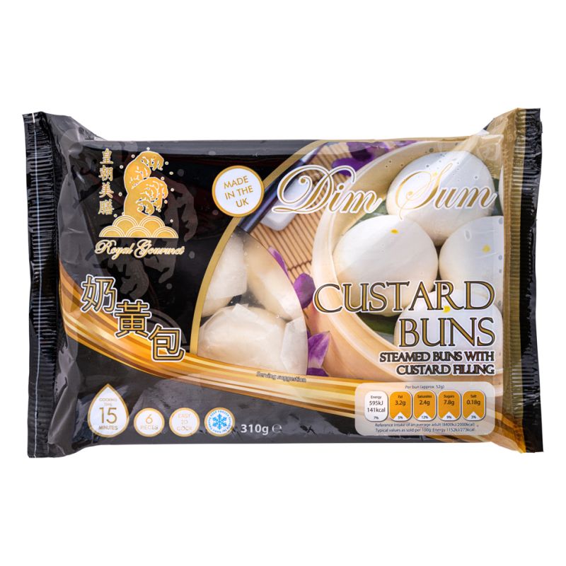 Royal Gourmet Custard Bun (奶黄包) (6 Pieces) 310g - Soon Fung LTD