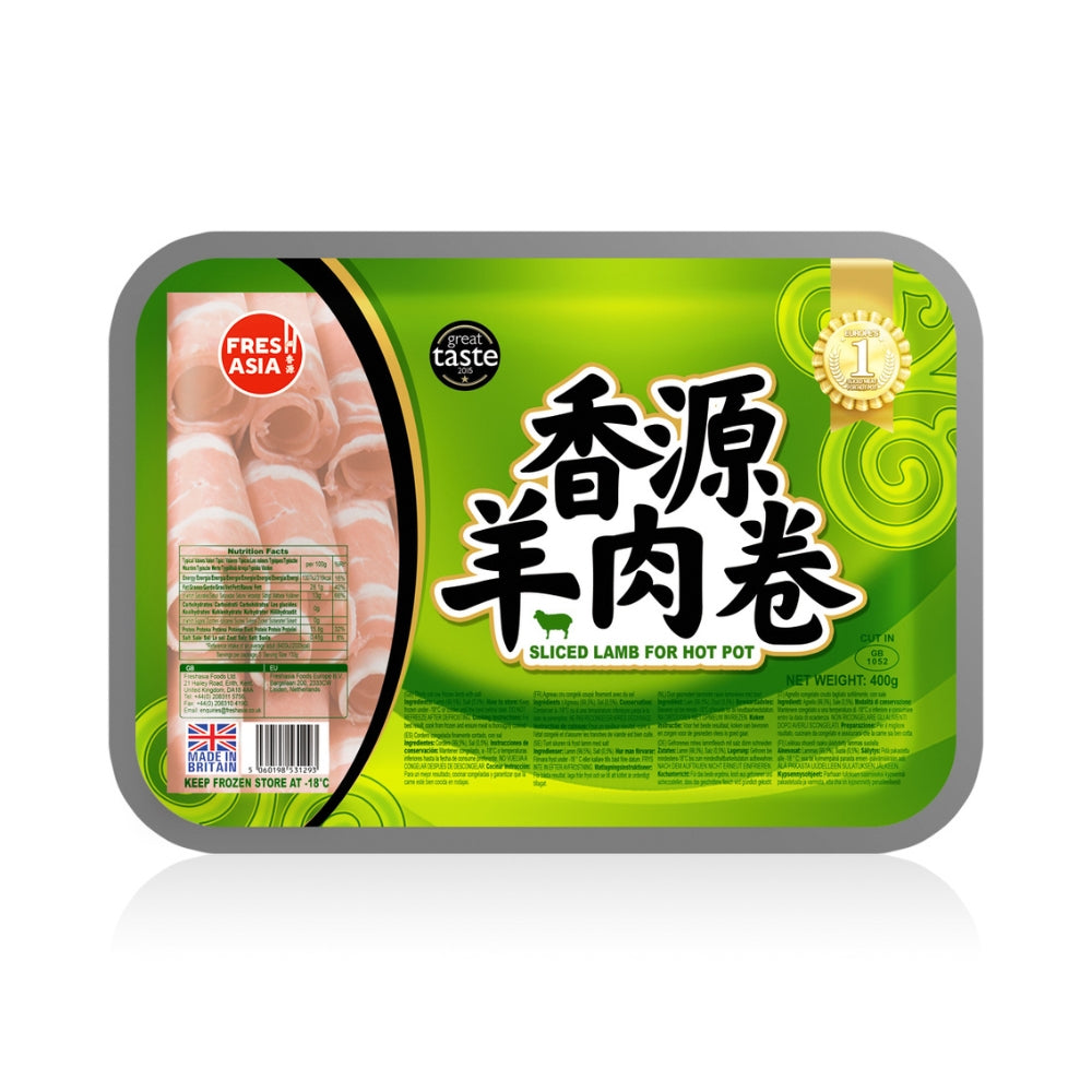 Freshasia Sliced Lamb 400g - Soon Fung LTD