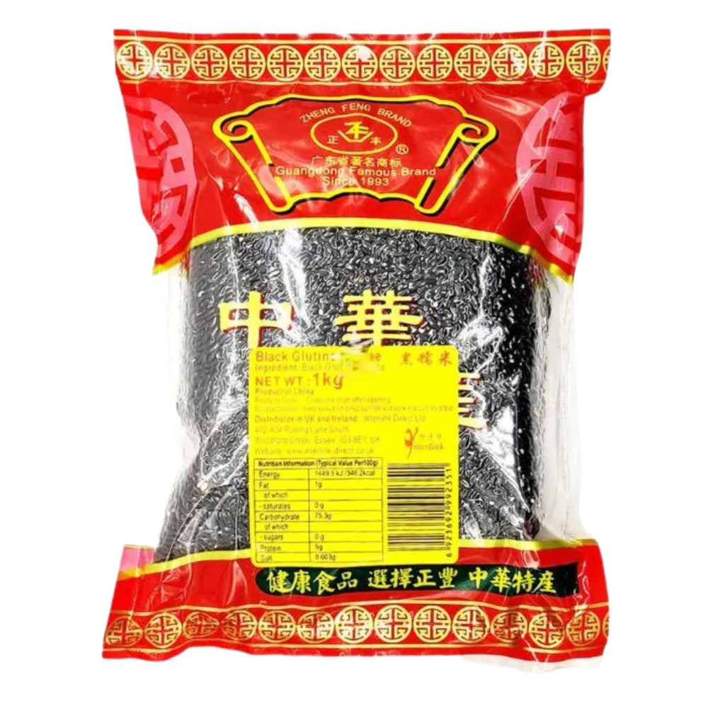 Zheng Feng Black Glutinous Rice 1kg - Soon Fung LTD