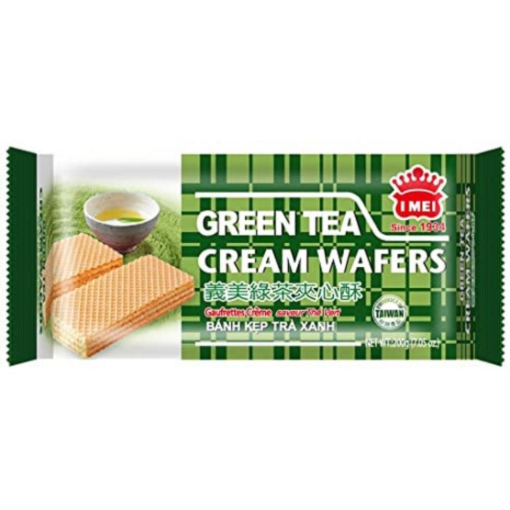 Imei Green Tea Cream Wafer 200g - Soon Fung LTD