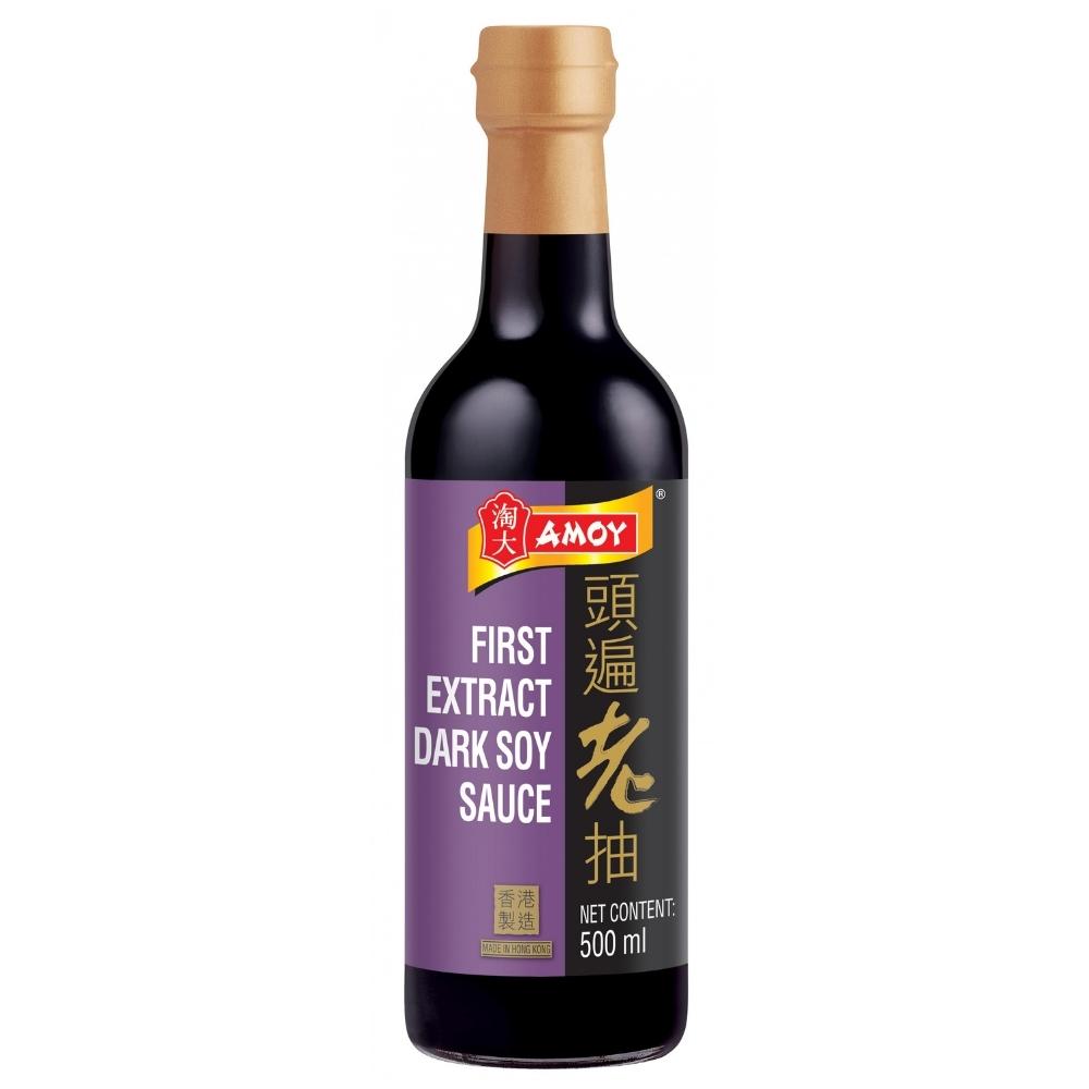 Amoy First Extract Dark Soy Sauce 500ml - Soonfung