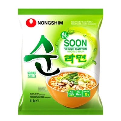Nongshim Veggie Ramyun Instant Noodle Soup 112g - Soon Fung LTD