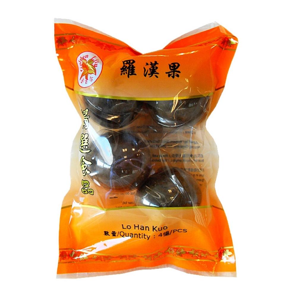 Golden Lily Dried Lo Han Kuo 4pcs - Soon Fung LTD