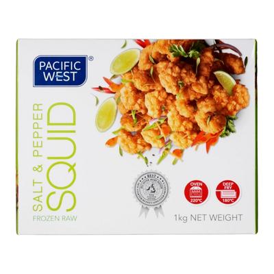 Pacific West Salt & Pepper Squid Chunks 1kg - Soon Fung LTD
