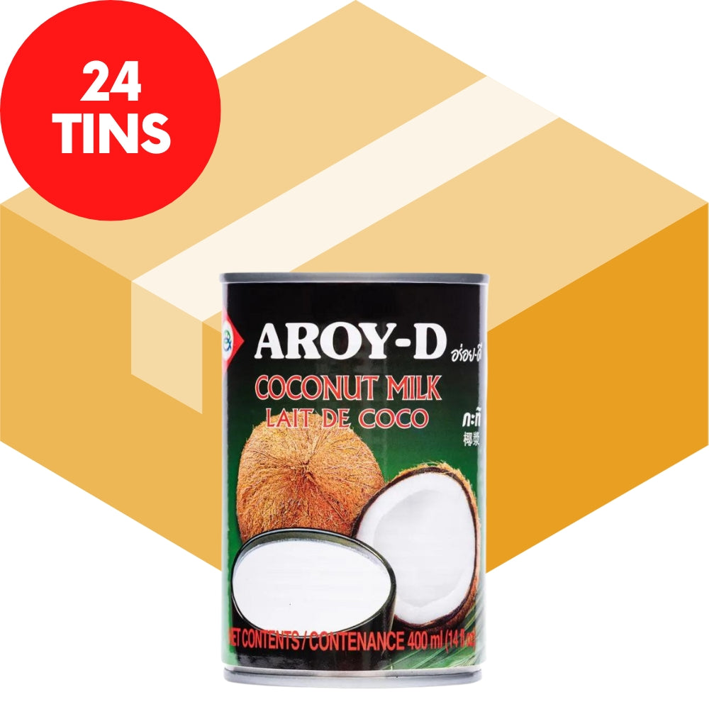Aroy-D Coconut Milk (椰奶) 24x400ml - Soon Fung LTD
