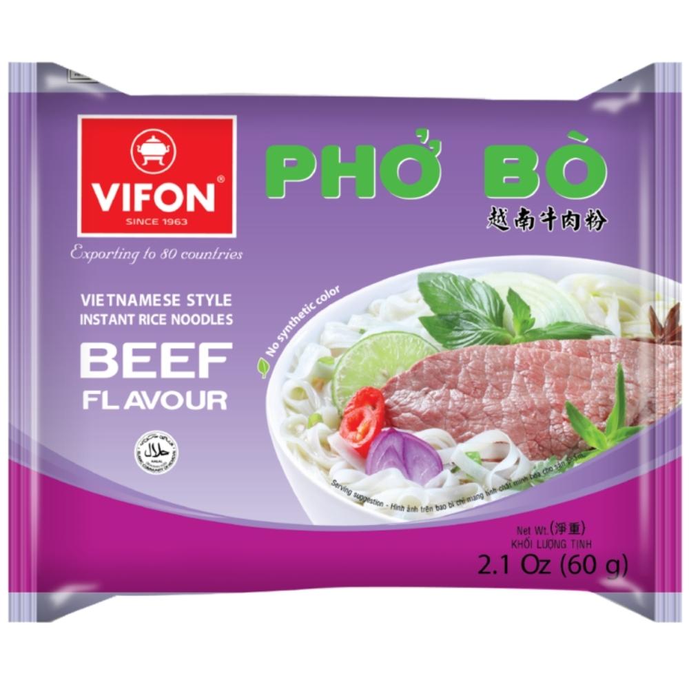 Vifon Vietnamese Pho Beef Instant Rice Noodles 60g - Soon Fung LTD