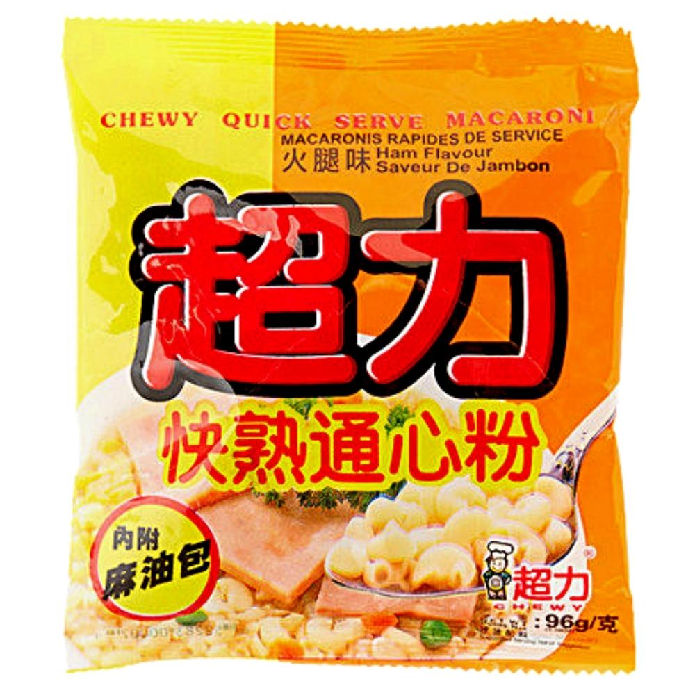 Chewy Instant Macaroni Ham Flavour 96g - Soon Fung LTD
