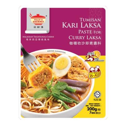 Tean's Gourmet Curry Laksa Paste 200g - Soon Fung LTD
