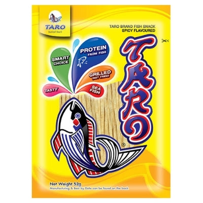 Taro Fish Snack Spicy Flavour 52g - Soon Fung LTD