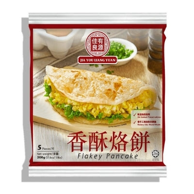 Jia You Liang Yuan Flakey Pancake Original (5 Pieces) 500g - Soon Fung LTD