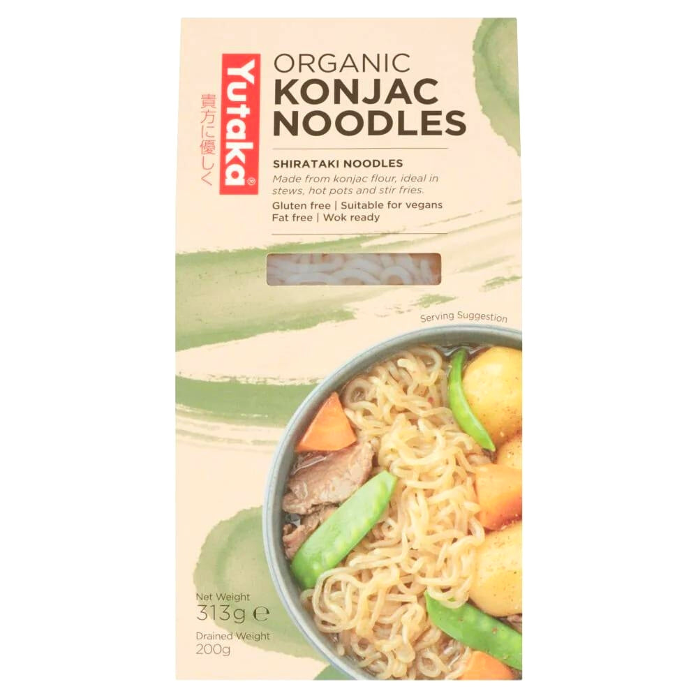 Yutaka Gluten Free & Organic Konjac Noodles 313g (Expires: 05/03/2023) - Soon Fung LTD