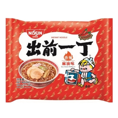 Nissin Demae Ramen Spicy Sesame Oil Flavour Noodles HK 100g - Soonfung