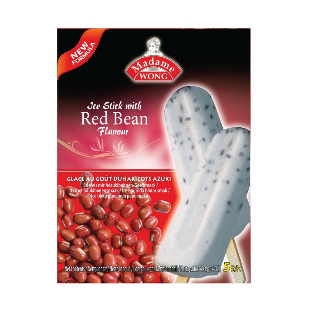 Madame Wong Red Bean Ice Cream 5x80g - Soon Fung LTD