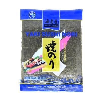 Kaitatuya Roasted Seaweed Sushi Nori Full Size (10pcs) 25g - Soonfung