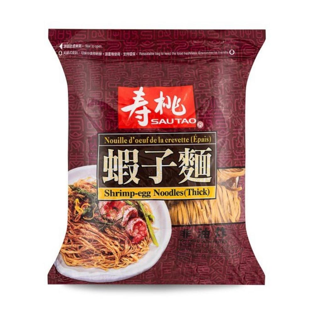 Sau Tao Shrimp Egg Noodles (Thick) 454g - Soonfung