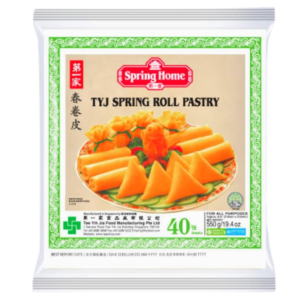 Spring Home TYJ Spring Roll Pastry 8.5x8.5" (第一家春卷皮) 550g - Soon Fung LTD