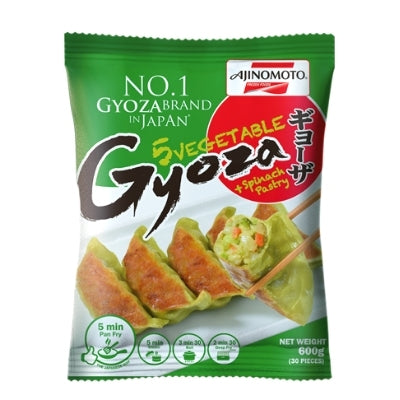 Ajinomoto 5 Vegetable Gyoza + Spinach Pastry 600g - Soonfung